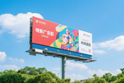 北京大型户外喷绘钢架如何加固