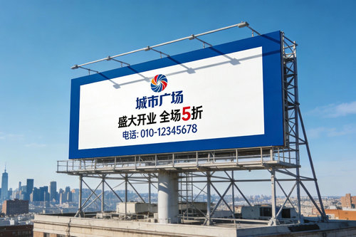 河南省内大型户外广告牌桁架定制与安装